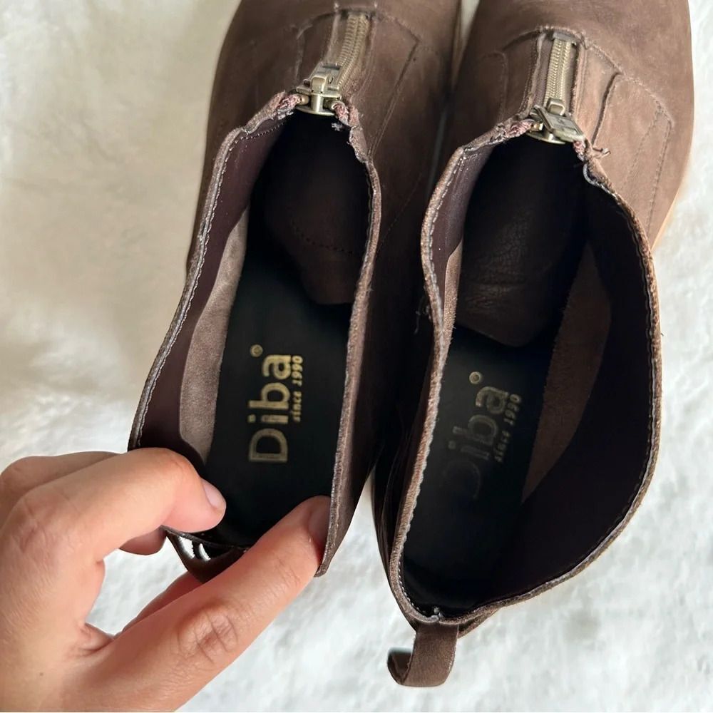 Diba Women’s Brown Ankle Booties Size 10 - Picture 11 of 16